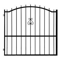 Primora Mira Nagykapu bal íves fekete 1,5 m x 1,5 m