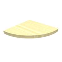 Sarok laminált polc juhar 35 cm x 35 cm x 1,8 cm