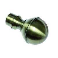 Egyéb GARDINIA végfej Europa Geo 19 mm-es átmérőjű fém rúdhoz antik arany