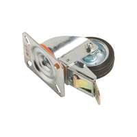 OBI Önbeálló szállítógörgő gumikerékkel és rögzítővel, 80 mm, 50 kg