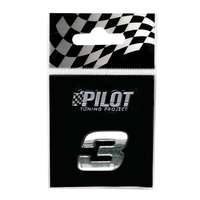 Dekoráció krómozott 3-as 18 mm