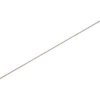 LUX-TOOLS LUX golyós lánc, sárgaréz, nikkelezett, 3,6 mm - méteráru