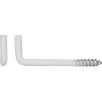 LUX csavaros kampó 3,8 mm x 50 mm fehér 4 darab