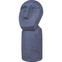  Dekorációs figura Húsvét-sziget fiberclay 45 cm x 39 cm x 101 cm sötétszürke