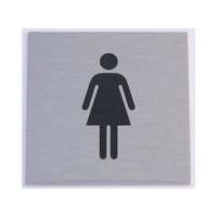  Tábla alumínium öntapadó "Női WC" szimbólum