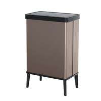 Curver Curver "Verto High" fedeles szemetes púder rózsaszín / fekete 54 l