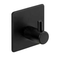 Hettich öntapadó fogas fém fekete matt 45 mm x 45 mm x 28 mm 1 db