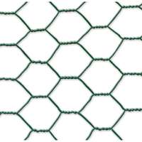 NORTENE Galvanex PLAST 13 PVC bevonatos hatszögletű fémháló 0,5 m x 25 m