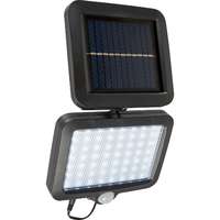  LED-es napelemes kültéri lámpa PIR-érzékelő fekete 15 cm x 2,5 cm x 13 cm