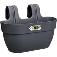 Elho Elho Vibia Campana M balkonra rakható virágtartó 36 cm x 24 cm x 26 cm antracit