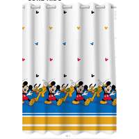 Fényáteresztő Voile függöny Mickey 180 cm magas gyerekmintás méteráru