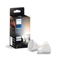 Philips Hue Philips Hue LED-es fényforrás GU10 foglalat spot 4,2 W 350 lm 5,7 x 5 cm 2 darab