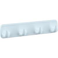 Wenko Wenko fogas 19 cm x 4,5 cm x 2,5 cm 4 akasztóval fehér