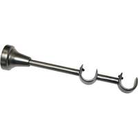 Gardinia Gardinia Europa dupla tartókonzol nyitott 19 mm-hez ezüstszínű 28 cm