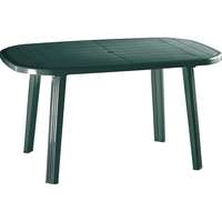  Műanyag asztal Salomone ovális zöld 135 cmx 84 cm x 73 cm