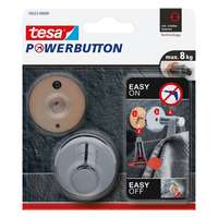 Tesa tesa Powerbutton Universal erős prémium akasztó nagy króm