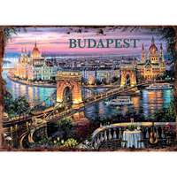 Retro-Gift Retro-Gift Hűtőmágnes - Sunset Budapest Dream