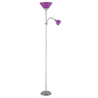 Rabalux Rábalux Action állólámpa olvasókarral 180 cm ezüst - lila
