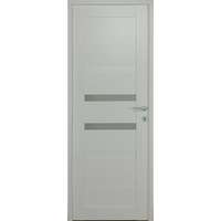  Tisza üvegbetétes fehér beltéri dekorfóliás MDF ajtó 7 cm-es blokk tokkal 73 cm