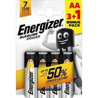  Energizer AA Alkaline Power elem 3 + 1 ingyen