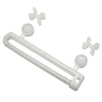 Gardinia Gardinia görgős csúszka füles függönyhöz fehér 5 cm 10 db-os csomag