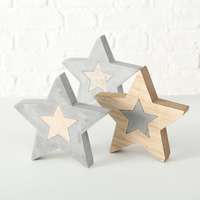Egyéb Ranja dekorfigura csillag 3-féle változatban 18 cm magas