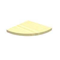 Sarok laminált polc juhar 25 cm x 25 cm x 1,8 cm