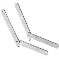 Felnyitható tartó asztalokhoz és padokhoz horganyzott acél