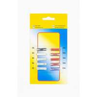 Biztosíték szett hengeres 10 db