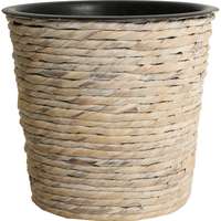 Virágcserép 21 cm x 19 cm mosott fehér vízijácint