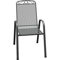 VLC Egymásra rakható szék 95 cm x 70 cm x 55 cm, acél