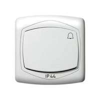 Ton N101cs IP44 nyomókapcsoló csengő fehér