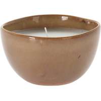 Gyertya porcelántálban 10,3 cm x 6 cm többféle szín