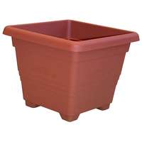 Cserép begóniáknak szögletes 25 x 25 cm terrakotta