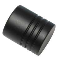 Gardinia Gardinia Memphis végzáró henger 16 mm fekete 2 db