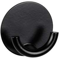 Wenko Rondo rozsdamentes acél fali akasztó öntapadós 5,3 cm átm. x 2,5 cm fekete