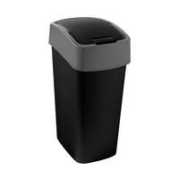 Curver Curver "Pacific Flip Bin" billenő fedeles szemetes 45 l - fekete / ezüst