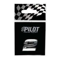 Dekoráció krómozott 2-es 18 mm