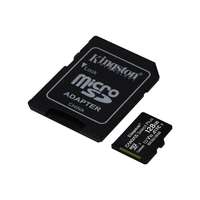 KINGSTON Kingston microSD Canvas 128GB Select Plus SDCS2 / 128 GB mem. kártya adapterrel