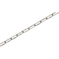 LUX-TOOLS LUX hosszú szemes köracél lánc rozsdamentes acél 3 mm - méteráru