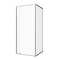 SANOSLIM csukló zuhanyajtó 100 x 200 cm króm