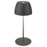 Brilo Serina Mini LED-es akkus asztali lámpa Antracit 20 cm x 8 cm