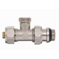 Kulcsos 1/2" visszatérő egyenes radiátor szelep