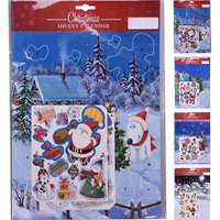 Adventi kalendárium 30 cm x 24,5 cm 4-féle változatban