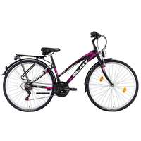  SX TRAIL női trekking kerékpár fekete-rózsa