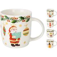 Bögre 370 ml porcelán 4 féle