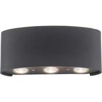 Paul Neuhaus Paul Neuhaus Carlo LED-es falilámpa 3 izzós antracit 17 cm x 8 cm