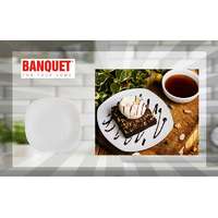 Bingoo BANQUET Üveg desszertes tányér PARMA 20cm 05498880