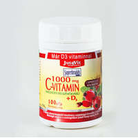JutaVit JutaVit C Vitamin 1000 mg nyújtott kioldódású csipkeb. + D3 vitamin + Cink, 100 db