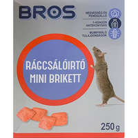  Bros Rágcsálóirtó paraffinos blokk, mini brikett 250g